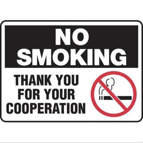 Accuform SAFETY SIGN NO SMOKING NO VAPING MSMK543VP MSMK543VP - main